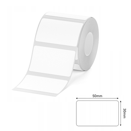 Etykiety seria K Niimbot 50x30 mm 900 szt. biały - zdjęcie 2