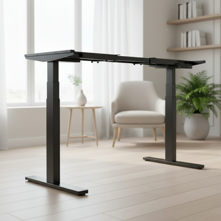 Stelaż Biurkowy Elektryczny Spacetronik (SPE237B) z pamięcią 3 pozycji - zdjęcie 2