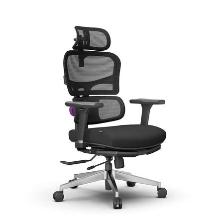 Ergonomiczny fotel Spacetronik LUMBO 44 Czarny