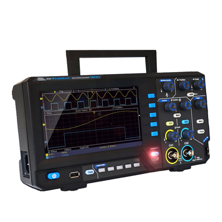 Oscyloskop cyfrowy 2CH 100MHz 1GS/s PeakTech 1404