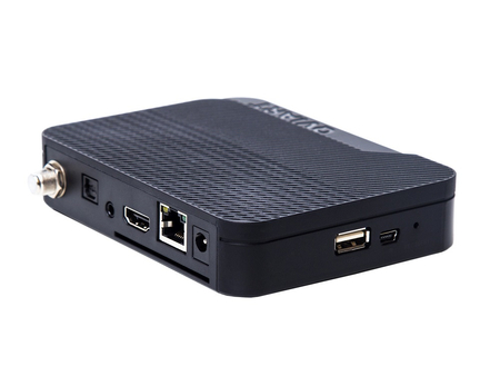Tuner IPTV Qviart OG3Ws SAT DVB-S2 Linux OTT QTV Online TV Xtream M3U
