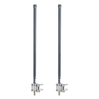 Zestaw anten szerokopasmowych dookólnych MIMO Spacetronik OMNI z włókna szklanego 10 dBi 90 cm szarych