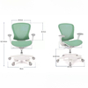 Ergonomiczne krzesło do nauki dla dziecka – fioletowe - Spacetronik SPC-XD02V