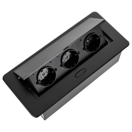 Spacetronik SPS-D33B V2 Arbeitsplattensteckdose Öffnung