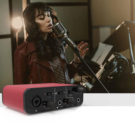 Interfejs audio USB-C do nagrywania dźwięku Spacetronik SPA-I01