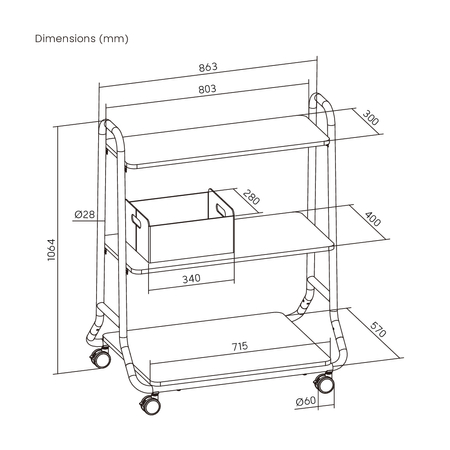 Mobile Storage Cart