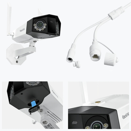 Kamera z panelem solarnym-W 8MP Reolink Duo 2 WiFi Outlet A+