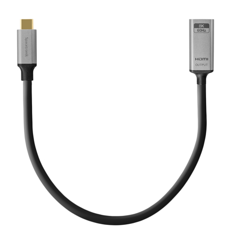 Spacetronik USB-C 3.1 HDMI 8K Adapter 02m
