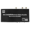 Przełącznik HDMI Extractor Rozgałęźnik 2x HDMI-HDMI + Audio ARC 4K EDID Spacetronik SPH-SAE07