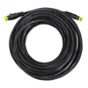 Kabel RJ45 CAT 6 U/UTP AWG24 czarny PE CU 20m