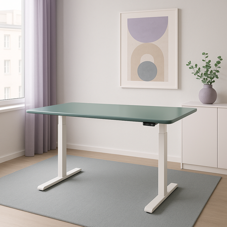 Blat MDF malowany proszkowo 120x60x2.5 Pine Green - zdjęcie 2