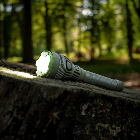 Latarka ręczna taktyczna MOCNA metalowa 10000lm TURBO LED Vayox VA0254