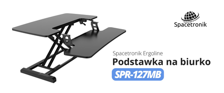 Podstawka regulowana na biurko Spacetronik SPR-127MB