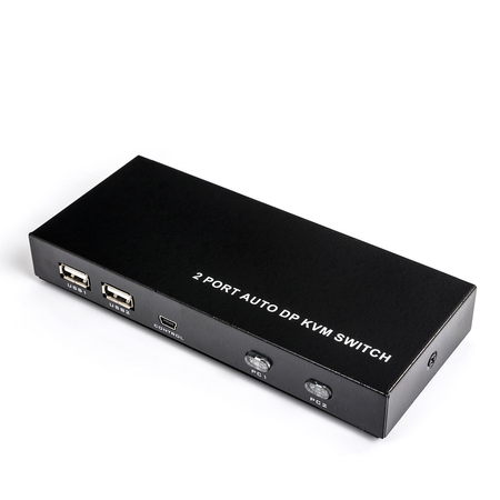 USB + DP 2/1 Spacetronik KVM Umschalter SPD-KVM02