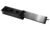 Gniazdo blatowe rozsuwane czarne 3x 230v Spacetronik SPS-S33B