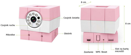 AMARYLLO iBabi Plus Kamera rosa