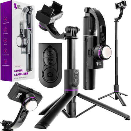 Spacetronik SR-ROLLPIX01 Selfie Stick plus statyw - zdjęcie 2