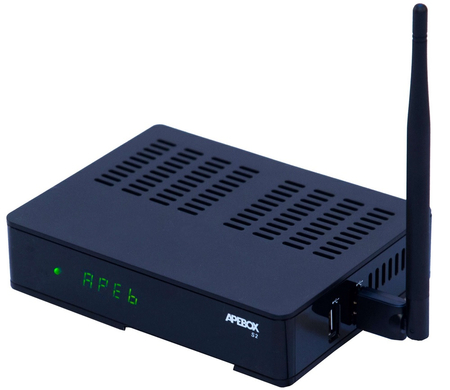 Apebox S2 WiFi DVB-S2 H.265 IPTV Stalker + Xtream TV CCCAM