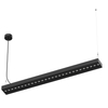 Lampa podwieszana biurowa LED GLOW D24 60W Czarna