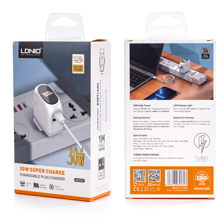 USB-Ladegerät 30W LED-Panel USB-C-Kabel - zdjęcie 2