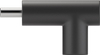 Adapter USB-C na USB-C (kątowy) gniazdo-wtyk Goobay CZARNY