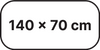 140x70 Zaokrąglony