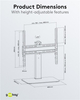Podstawka stopa noga do telewizora Goobay BASIC TABLE FIX M
