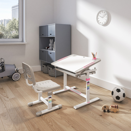 Zestaw biurko i krzesło dla dziecka SPE-X121WP - zdjęcie 2