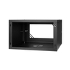 RACK 19'' 6U 600x350mm SCHWARZ Glastür