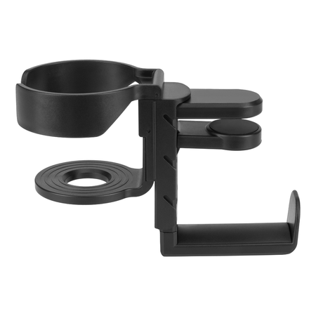 Wieszak Uchwyt na Słuchawki 3w1 SPB-027B z Uchwytem na Kubek