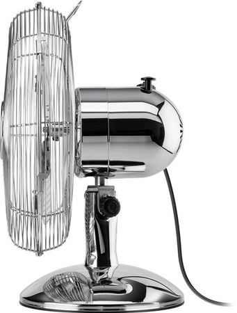 Wentylator biurkowy 12" Goobay 40W metalowy chromowany