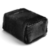 Geschnittenes Honigwabenpapier Schwarz 30cm x 100m