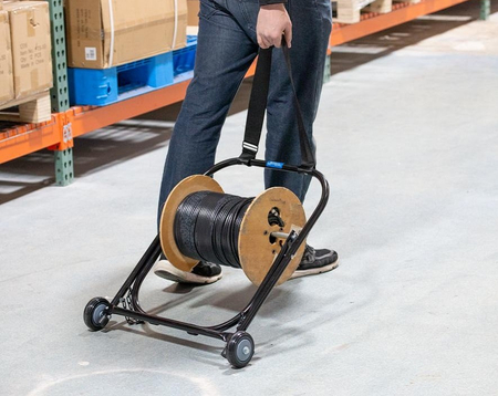 Stalowy wózek do odwijania kabli z rolki JONARD TOOLS CC-2721WS