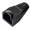 Gumowa osłona wtyku RJ-45 50 szt (czarny)