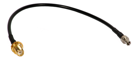 Konektor antenowy gniazdo SMA na wtyk CRC9 10cm