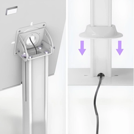 Stand stojak do tabletu OUTLET z blokadą na klucz Spacetronik SPP-134W