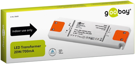 Zasilacz modułowy prądu stałego do lamp LED Goobay 29V/20W