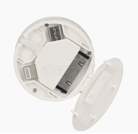Ładowarka samochodowa USB 3w1 z zwijanym kablem ORNO OR-AE-1390