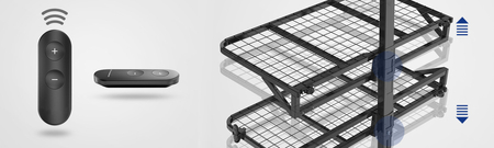 Elektryczna półka garażowa Spacetronik SPG-101RB