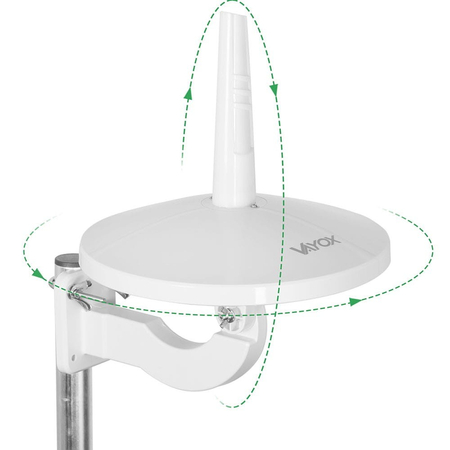 Antena dookólna VAYOX Digital720 VA0066 VHF UHF biała filtr LTE
