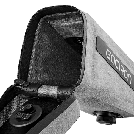 Fahrradtasche mit Rücklicht NEST200 hellgrau - zdjęcie 2