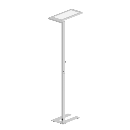 Lampa stojąca biurowa LED GLOW D24 9600 lm Biała