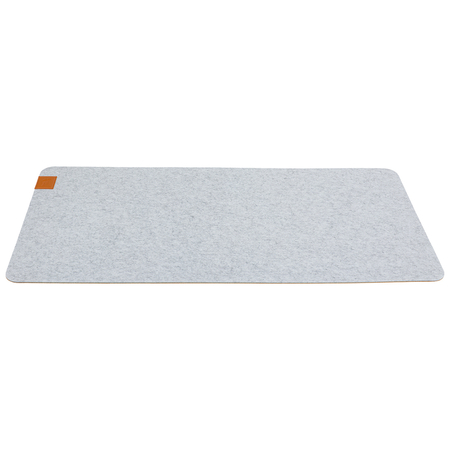 Mata filcowa z korkiem jasnoszara 100x50cm SPB063