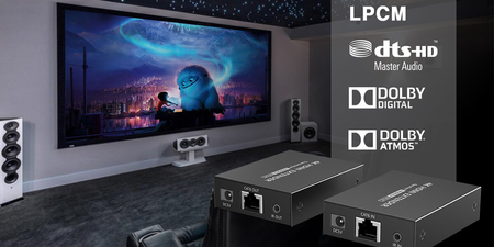 Spacetronik SPH-HLC6IR3 4K60 HDMI zu LAN Konverter