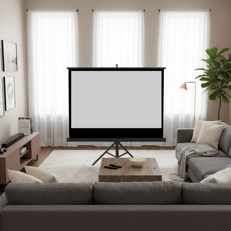 Ekran Projekcyjny ze Statywem 72" 4K Spacetronik - zdjęcie 2