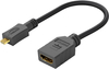 Adapter wt. micro HDMI - Stecker HDMI 4K Goobay 15cm