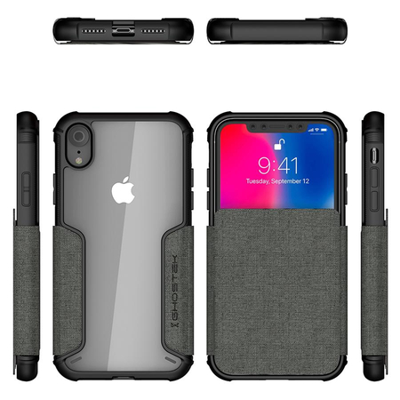 Etui Exec 3 Apple iPhone Xr grau - zdjęcie 2
