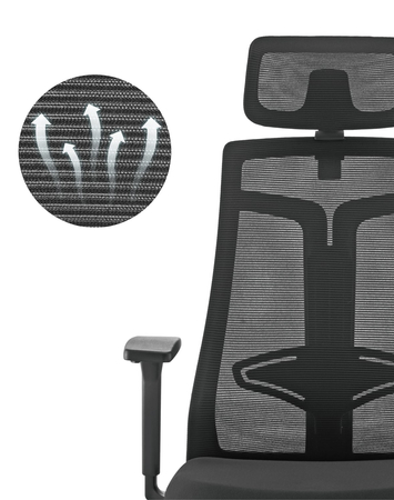 Ergonomiczny fotel biurowy GRINGO-45 OUTLET - zdjęcie 2