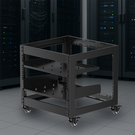 Mobilny stelaż serwerowy 19 "Open Rack Pro-7U - zdjęcie 2