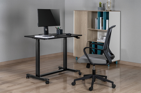 Buddy 04 verstellbarer Trolley-Tisch schwarz - zdjęcie 2